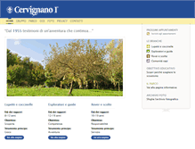 Tablet Screenshot of cervignano1.it